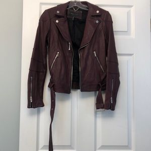 BCBG Max Azria leather jacket
